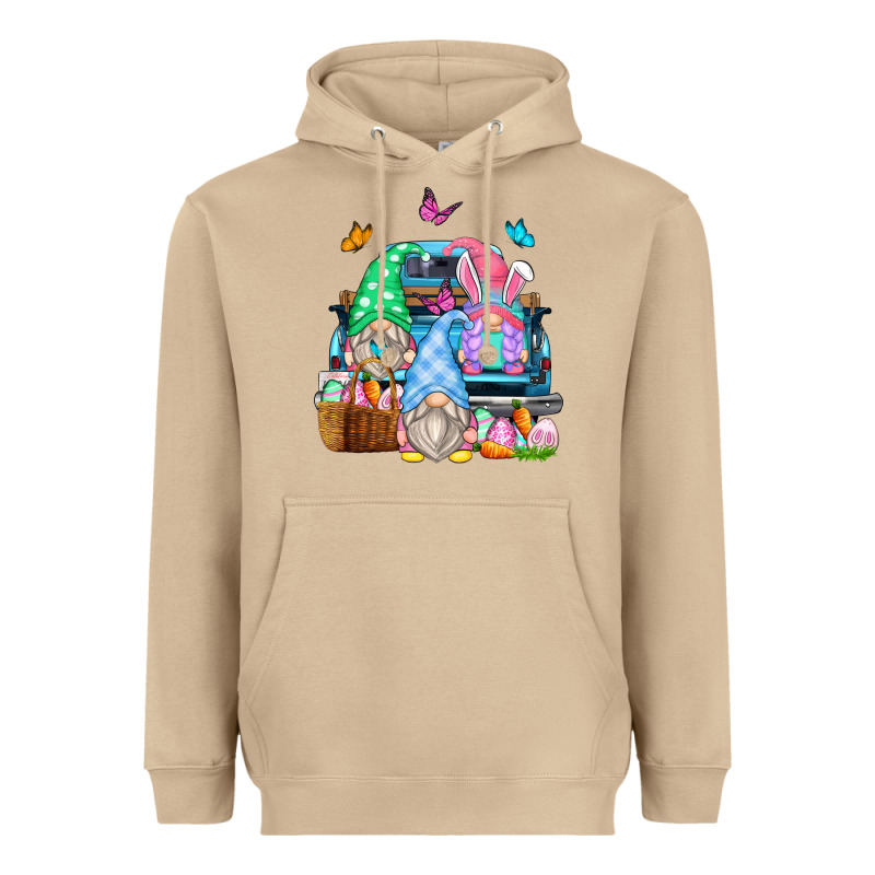 Easter Farm Truck Heavyweight Hoodie by Zillion Design Studio | Teevron