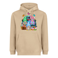 Mushroom easter farm truck Heavyweight Hoodie - Zillion Design Studio