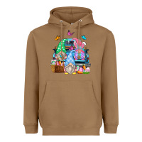 Toasted Coconut easter farm truck Heavyweight Hoodie - Zillion Design Studio