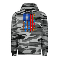 Slate Camo autism american flag Premium Hoodie - AdoDesignShop