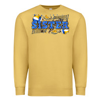 Antique Gold sister volleyball Premium Sweatshirt - Zillion Design Studio