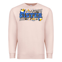 Pale Pink sister volleyball Premium Sweatshirt - Zillion Design Studio