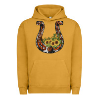 Pigment Peanut Butter horseshoe sunflower Urban Hoodie - JahusDesignShop
