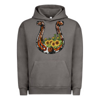 Pigment Tornado horseshoe sunflower Urban Hoodie - JahusDesignShop