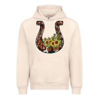 Sandshell horseshoe sunflower Urban Hoodie - JahusDesignShop