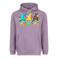 Lavender daisy gnomes Heavyweight Hoodie - Zillion Design Studio