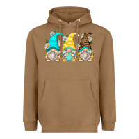 Toasted Coconut daisy gnomes Heavyweight Hoodie - Zillion Design Studio
