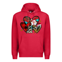 Cardinal Christmas heart Premium Hoodie - JahusDesignShop