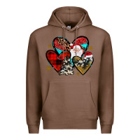 Chestnut Christmas heart Premium Hoodie - JahusDesignShop