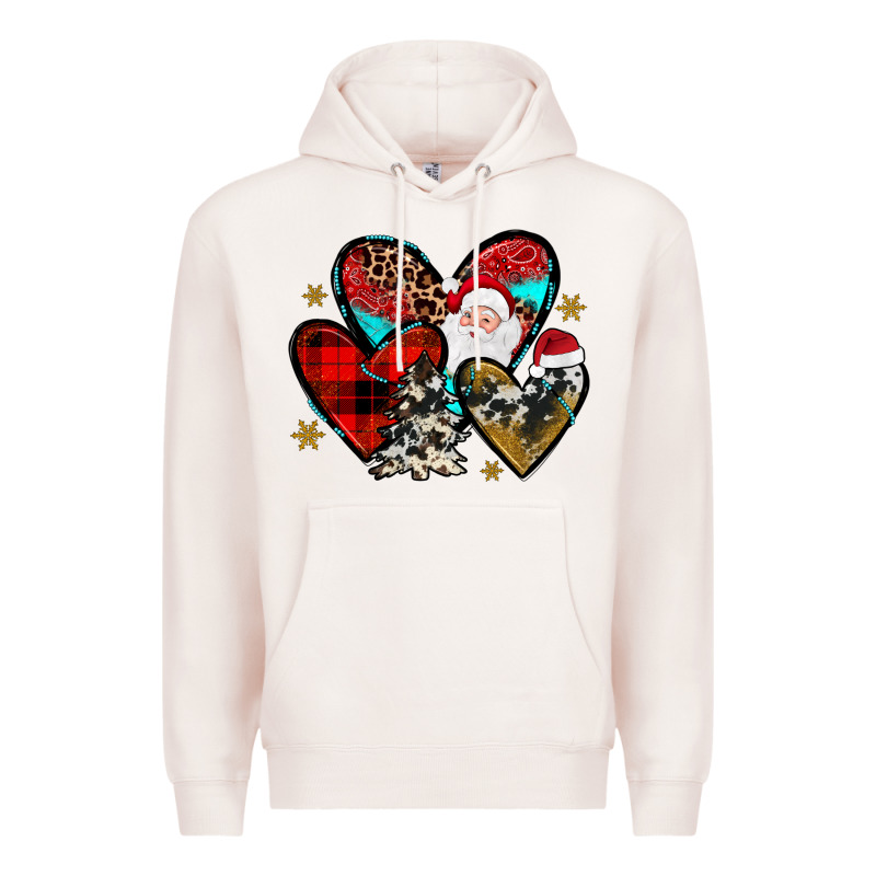 Christmas Heart Premium Hoodie by JahusDesignShop | Teevron