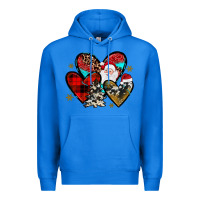 True Royal Christmas heart Premium Hoodie - JahusDesignShop