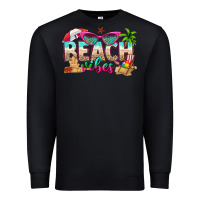 Black beach vibes Premium Sweatshirt - texasbilliewilder