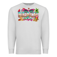 Dove Grey beach vibes Premium Sweatshirt - texasbilliewilder