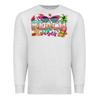 Oatmeal Heather beach vibes Premium Sweatshirt - texasbilliewilder