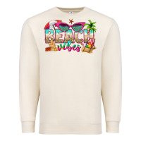 Sandshell beach vibes Premium Sweatshirt - texasbilliewilder