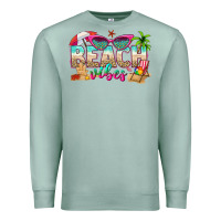 Seafoam beach vibes Premium Sweatshirt - texasbilliewilder
