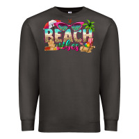 Smoke beach vibes Premium Sweatshirt - texasbilliewilder
