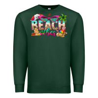 Sports Green beach vibes Premium Sweatshirt - texasbilliewilder