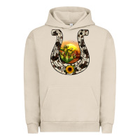 Pigment French Oak horseshoe sunset Urban Hoodie - JahusDesignShop