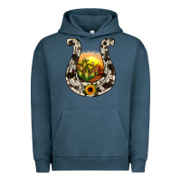 Pigment Midnight Navy horseshoe sunset Urban Hoodie - JahusDesignShop
