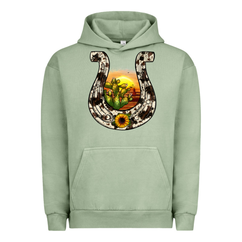Horseshoe Sunset Urban Hoodie by JahusDesignShop | Teevron