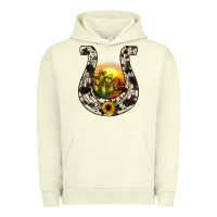 Pigment Pistachio horseshoe sunset Urban Hoodie - JahusDesignShop
