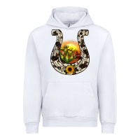 White horseshoe sunset Urban Hoodie - JahusDesignShop