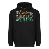 Black doctor wife Heavyweight Hoodie - texasbilliewilder