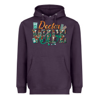 Plum doctor wife Heavyweight Hoodie - texasbilliewilder