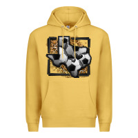 Antique Gold leopard soccer texas map Premium Hoodie - Jasminsmagicworld