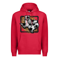 Cardinal leopard soccer texas map Premium Hoodie - Jasminsmagicworld