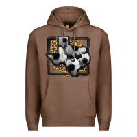 Chestnut leopard soccer texas map Premium Hoodie - Jasminsmagicworld