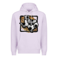 Lilac leopard soccer texas map Premium Hoodie - Jasminsmagicworld