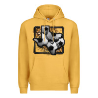 Mustard leopard soccer texas map Premium Hoodie - Jasminsmagicworld