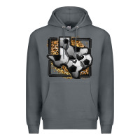 Rock leopard soccer texas map Premium Hoodie - Jasminsmagicworld