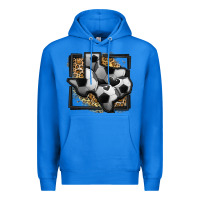 True Royal leopard soccer texas map Premium Hoodie - Jasminsmagicworld