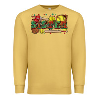 Antique Gold sister softball Premium Sweatshirt - Zillion Design Studio