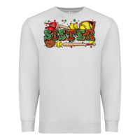 Dove Grey sister softball Premium Sweatshirt - Zillion Design Studio