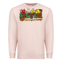 Pale Pink sister softball Premium Sweatshirt - Zillion Design Studio