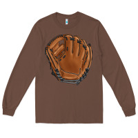 Chestnut baseball glove Long Sleeve Tee - BarkalooDesign