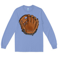 Colony Blue baseball glove Long Sleeve Tee - BarkalooDesign