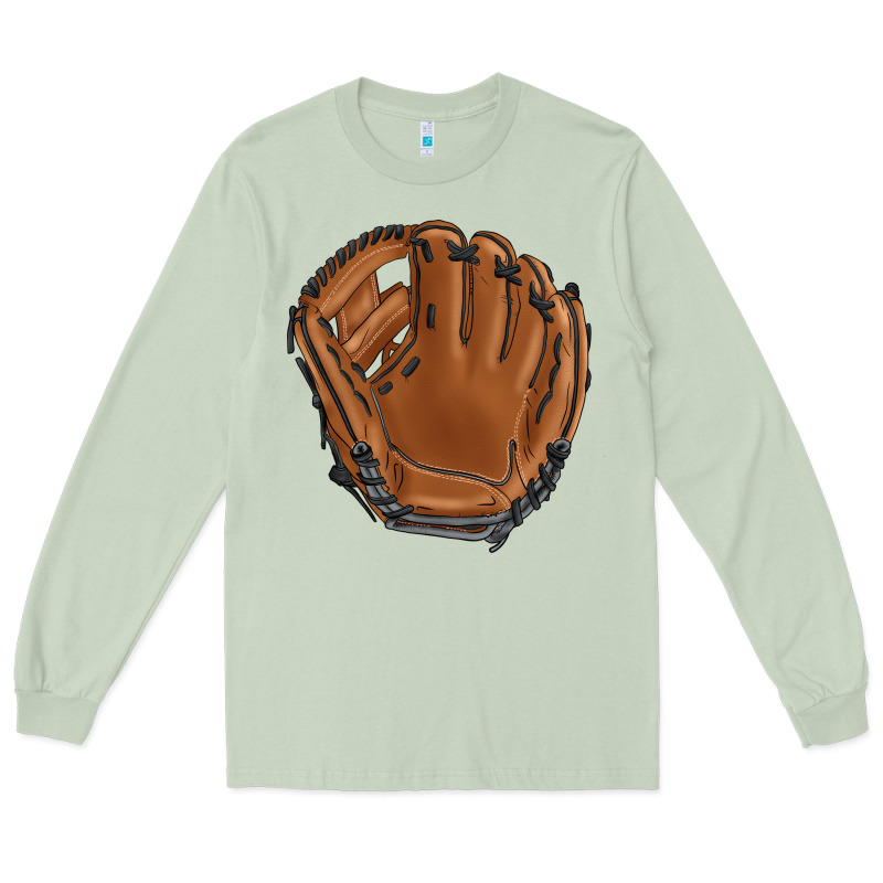Baseball Glove Long Sleeve Tee by BarkalooDesign | Teevron