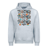 Heather Grey teacher teach love inspire Urban Hoodie - JahusDesignShop