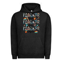 Pigment Black teacher teach love inspire Urban Hoodie - JahusDesignShop