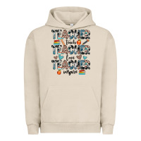 Pigment French Oak teacher teach love inspire Urban Hoodie - JahusDesignShop