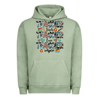 Pigment Oil Green teacher teach love inspire Urban Hoodie - JahusDesignShop