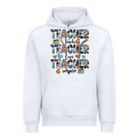White teacher teach love inspire Urban Hoodie - JahusDesignShop