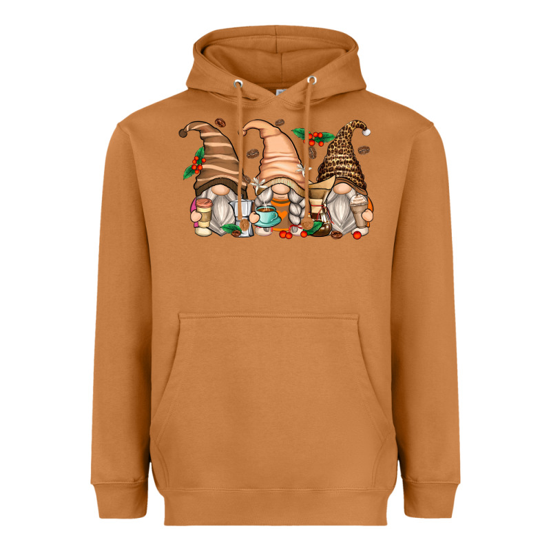 Coffee Gnomes Heavyweight Hoodie by Zillion Design Studio | Teevron