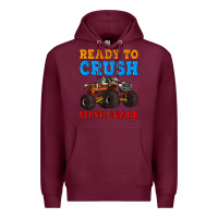 Burgundy ready to crush sixth grade Premium Hoodie - Artiststas