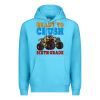 Ocean Blue ready to crush sixth grade Premium Hoodie - Artiststas